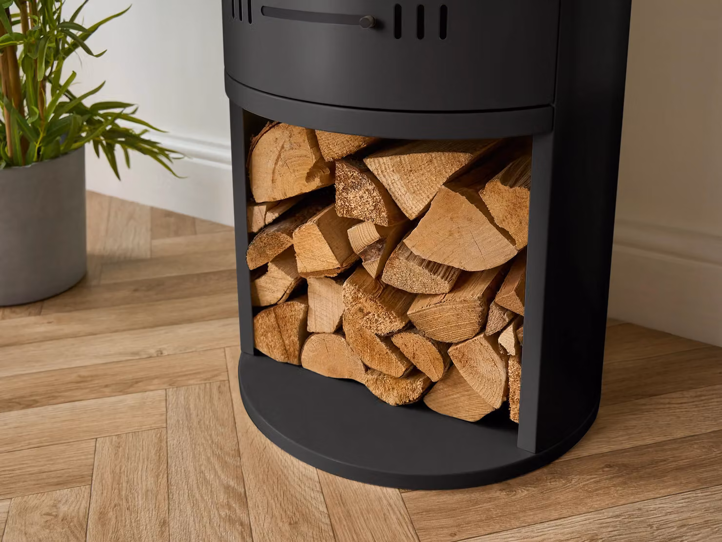 Sureflame Barilo Bio Ethanol Stove in Black Steel, W/D/H: 115.5 x 45.0 x 45.0 cm – 4