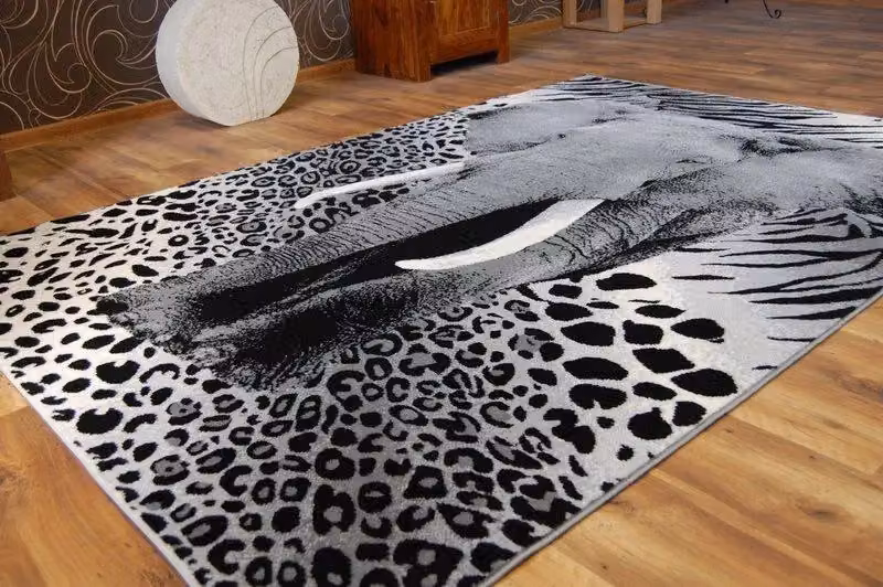 RugsX Flash Animal Print Modern Grey Rug, W: 160 cm, D: 225 cm – 2