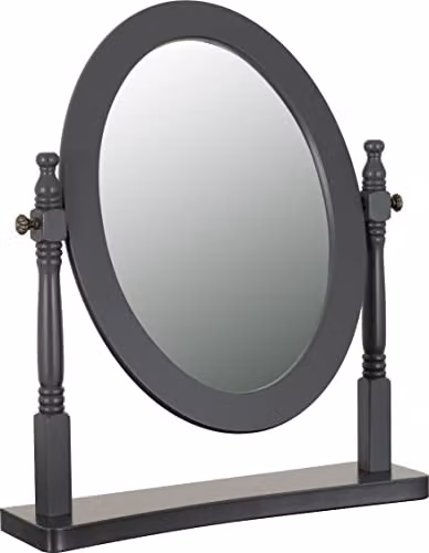 Seconique Contessa Grey Wooden Tabletop Dressing Table Mirror – 1