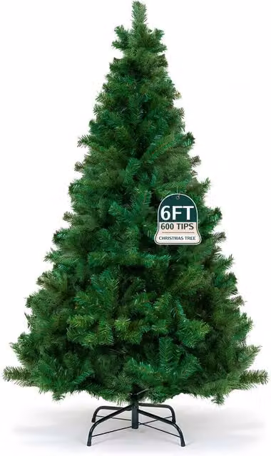 Pelle & Sol 6ft Realistic Artificial Christmas Tree in Green for Indoor and Outdoor Decoration – 1