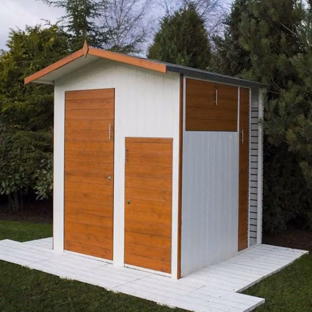 Shires Apex Multi Store Dip Treated Wooden Shed in Brown