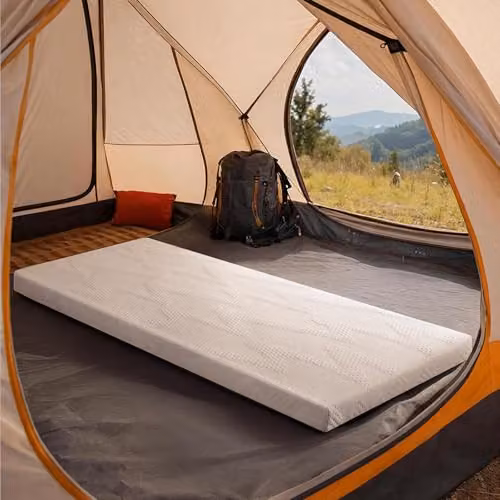 Lavio Single Gel Memory Foam Camping Mattress with Machine Washable Cover, W/D/H: 190 x 75 x 7.6 cm – 6