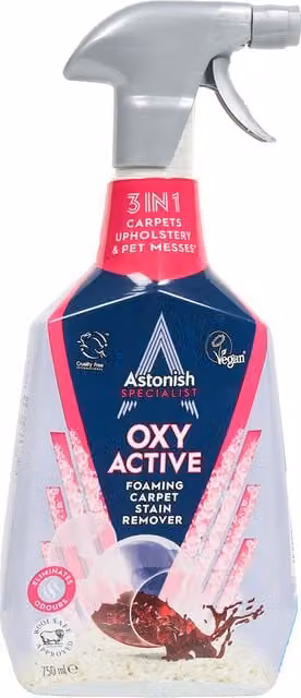 Astonish Premium Carpet Upholstery Cleaner, Multicolour, 750ml