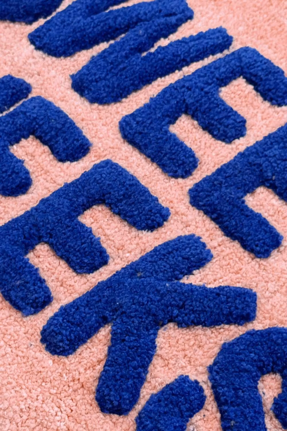 Mooky Mats Sweet Cheeks Scalloped Blue Polyester Bath Mat – 3