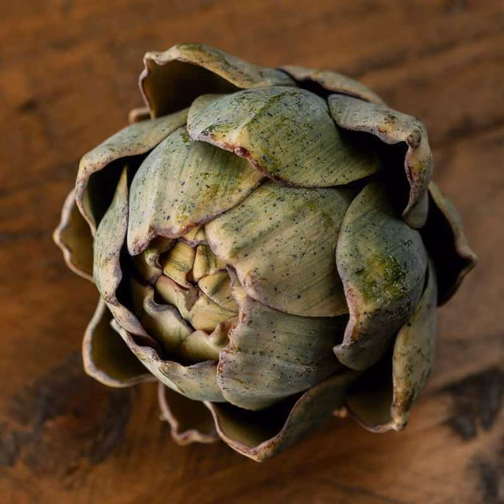 Lemon Pavilion Furniture and Decor Real Touch Artificial Artichoke Plant in Green, W: 10 cm, D: 10 cm, H: 10 cm – 3