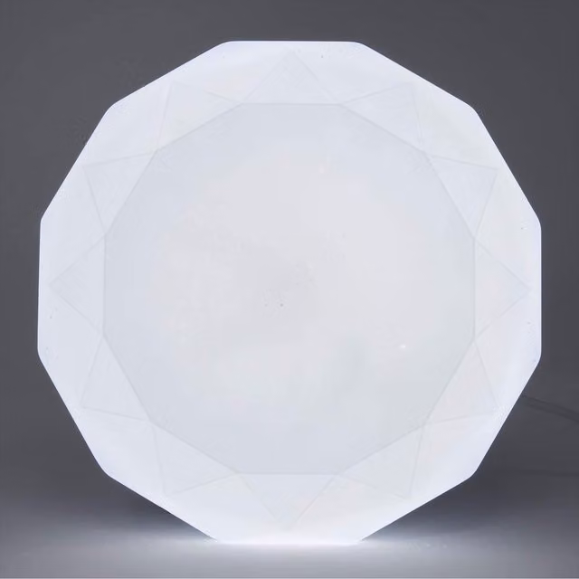 Livingandhome 24W Modern Round LED Ceiling Light in White