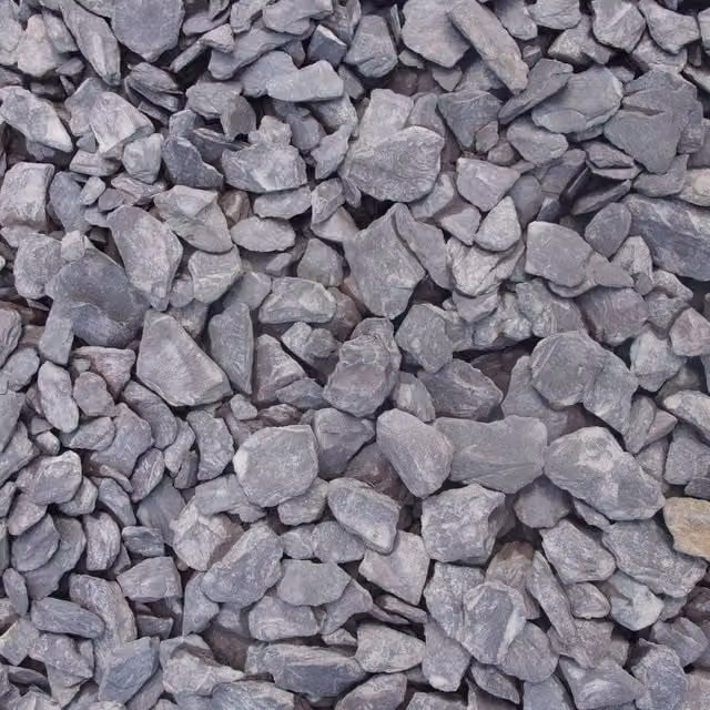 Buttercup Farm Blue Slate Decorative Stone Premium Aggregate Bulk Bag 850 kg in Grey and Blue