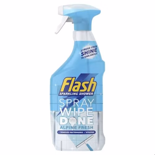 Flash Alpine Fresh Multi Purpose Shower Cleaning Spray, 800 ml
