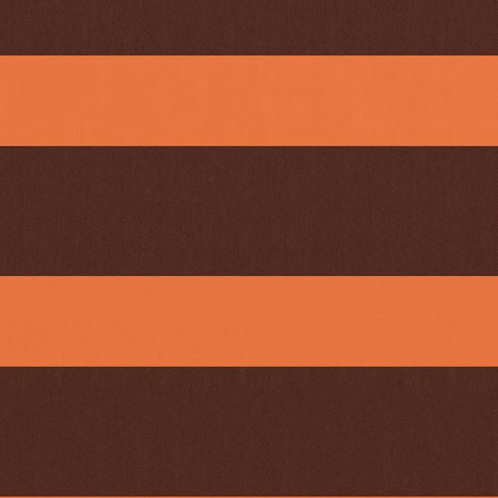 Berkfield Home Modern Opaque Balcony Screen in Orange and Brown Oxford Fabric, W: 90 cm, H: 600 cm – 3