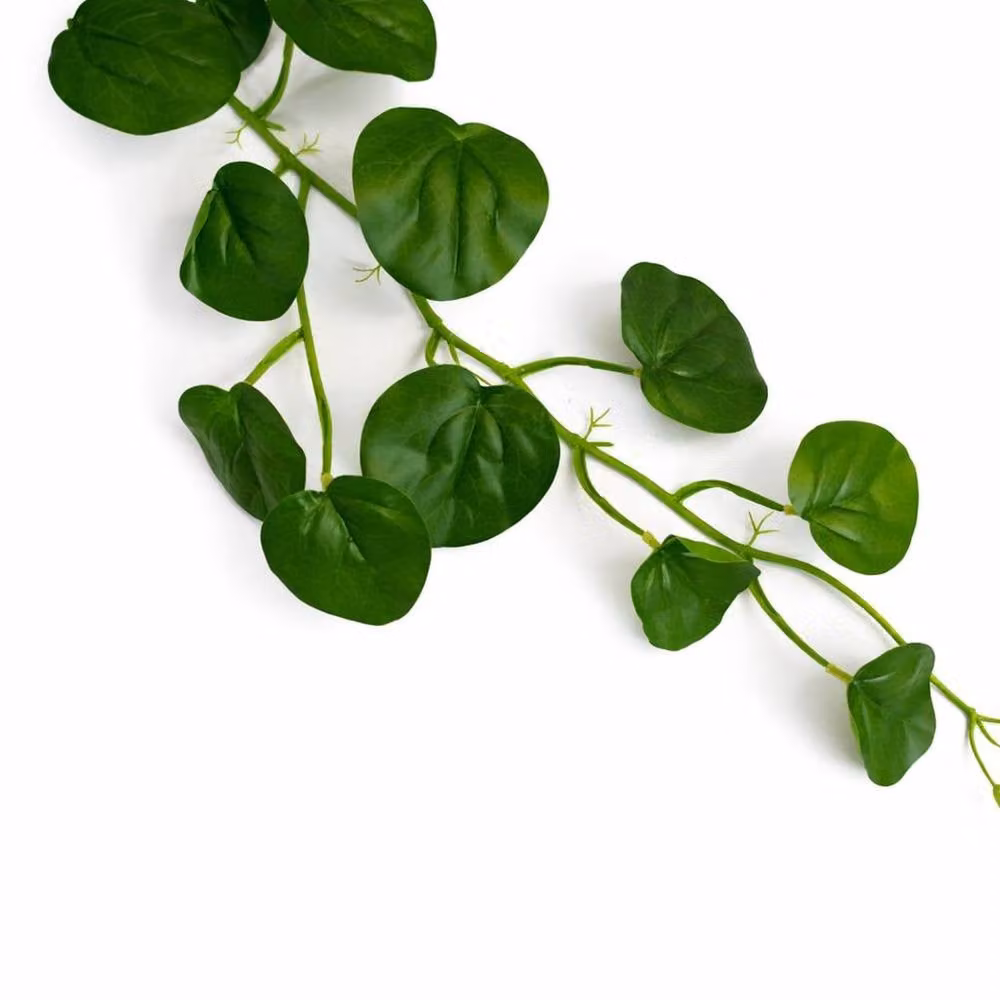 Leaf UK Green Artificial Round Pilea Hanging Plant Decoration, 160 cm – 2