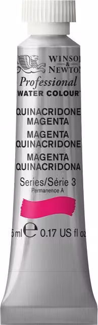 Winsor and Newton Professional Watercolour Paint Quinac Magenta 5ml