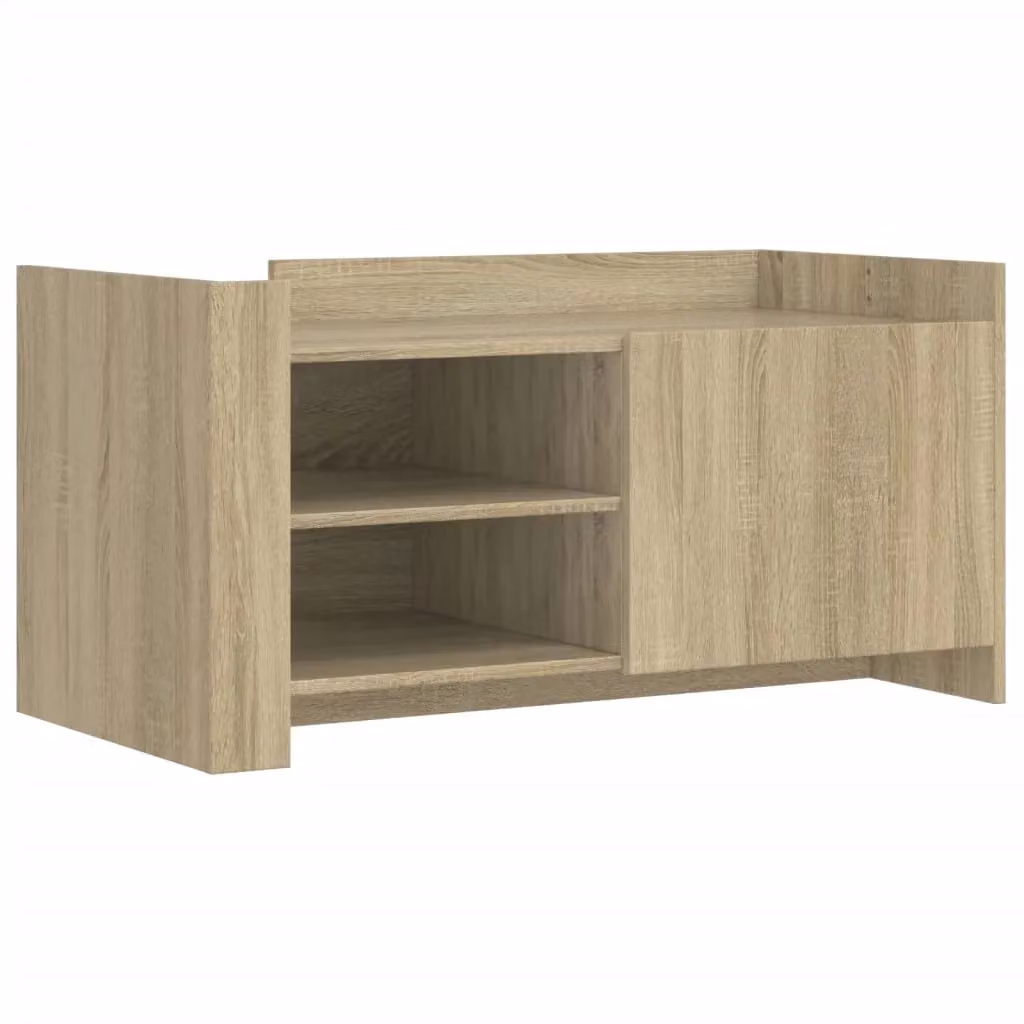 Berkfield Home Sonoma Oak Coffee Table in Brown, W/D/H: 100 x 50 x 50 cm – 2