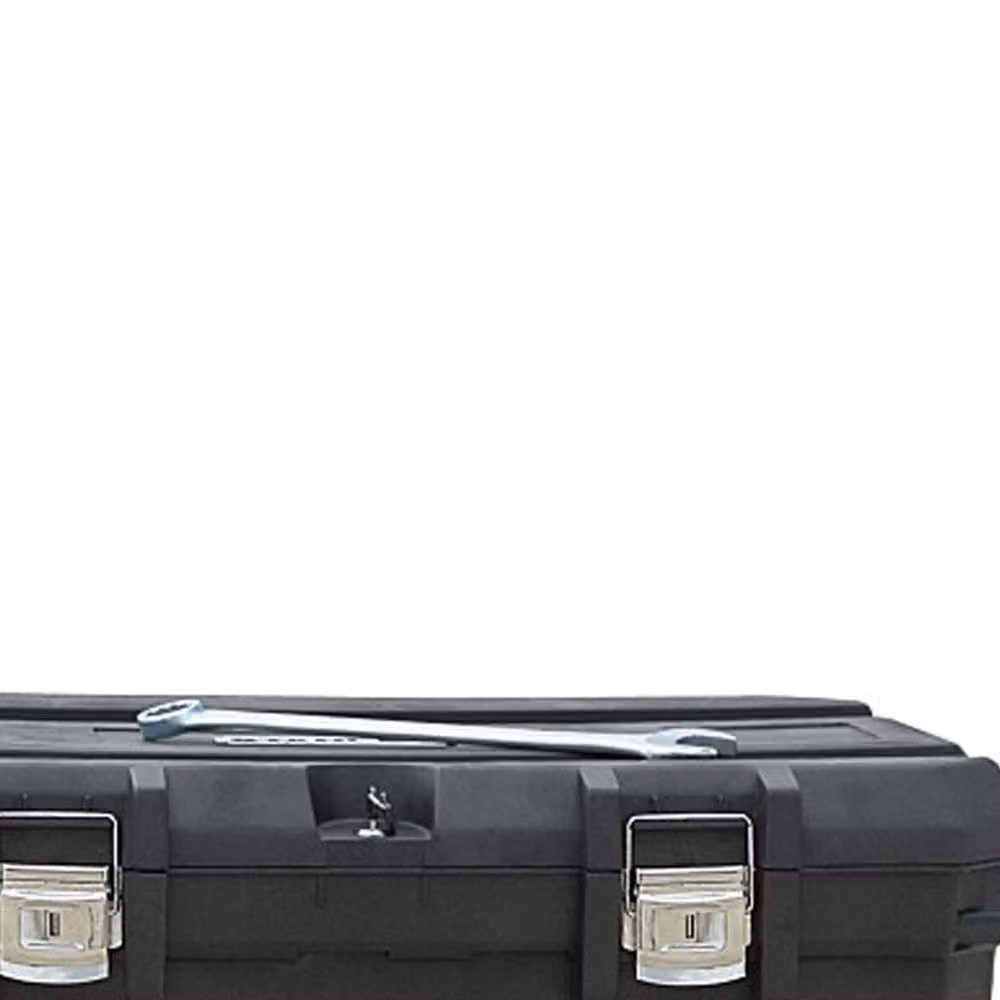 Stanley Plain Rolling Toolbox in Black Plastic – 2