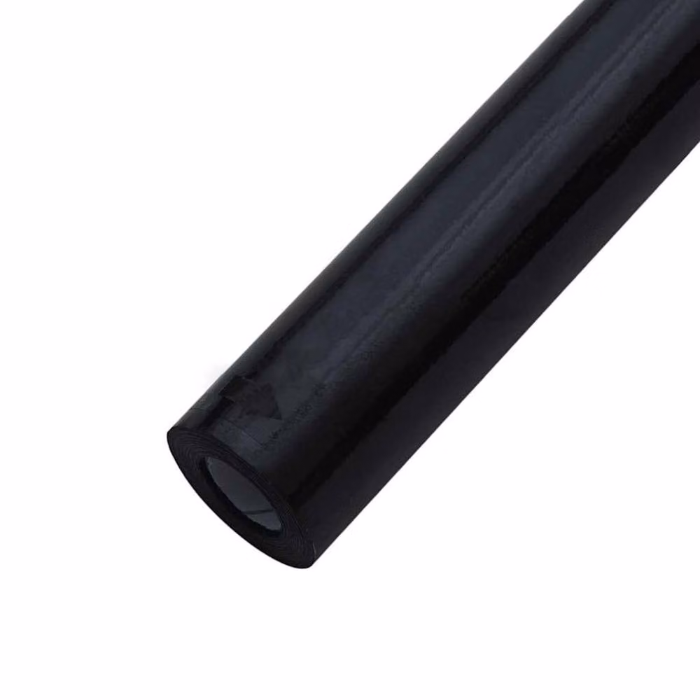 Berkfield Home Static Frosted Black PVC Soft Window Films, 5 Pack – 6
