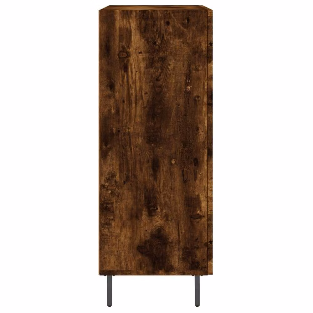 Berkfield Home Smoked Oak Sideboard in Brown, W/D/H: 69.5 x 34 x 90 cm – 5