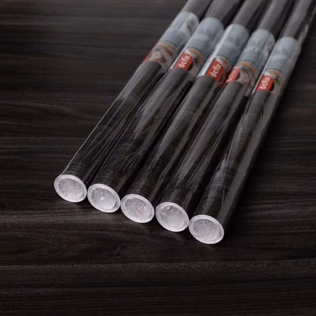 dc fix Sangallo Lava Self Adhesive Vinyl Wrap for Kitchen Doors and Worktops, Dark Grey, W: 67.5 cm, L: 2 m (Pack of 5)