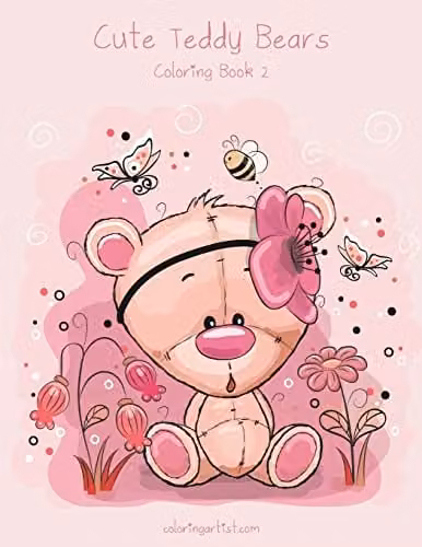 Cute Teddy Bears Coloring Book 2: Volume 2 by Createspace, Multicolour
