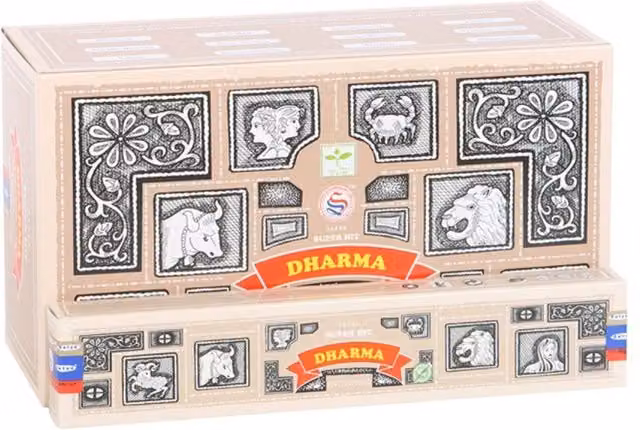 Satya Superhit Dharma Incense Sticks, Orange Floral and Woody Scent