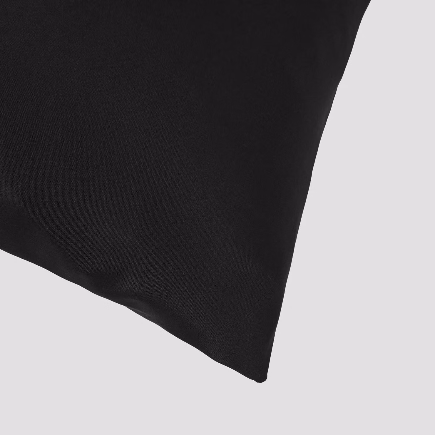 OHS 2 Pack Black Microfibre Housewife Pillowcases with Envelope Closure – 5
