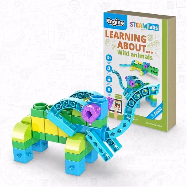 Engino Stem Labs Junior Multicolour Animal Learning Set