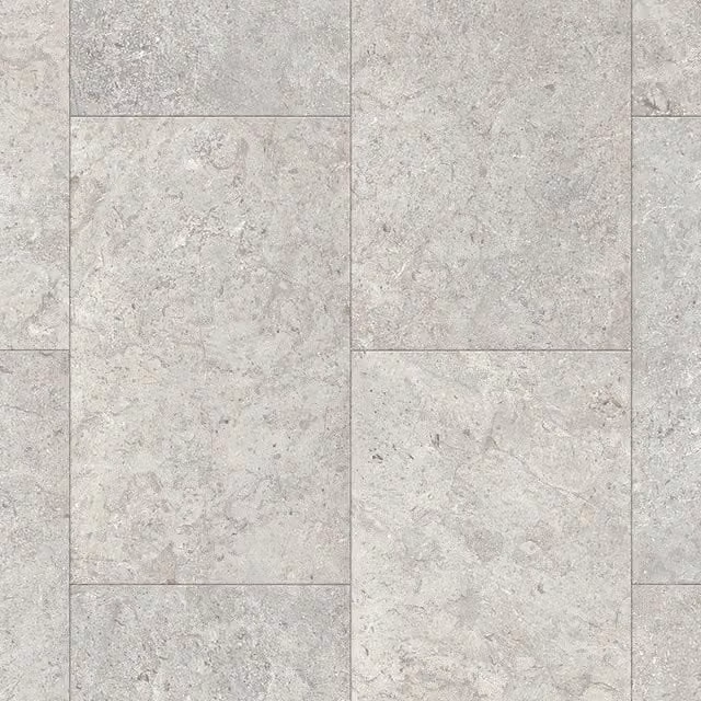 Vinyl Flooring UK Grey Stone Tile Effect Non Slip Vinyl Flooring Sheet W: 300 cm, D: 400 cm