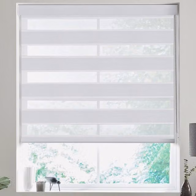 Terrys Zura Made to Measure Day and Night Blind in White