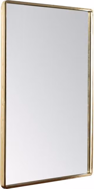 MH London Salvo Classic Rectangular Wall Mirror in Gold