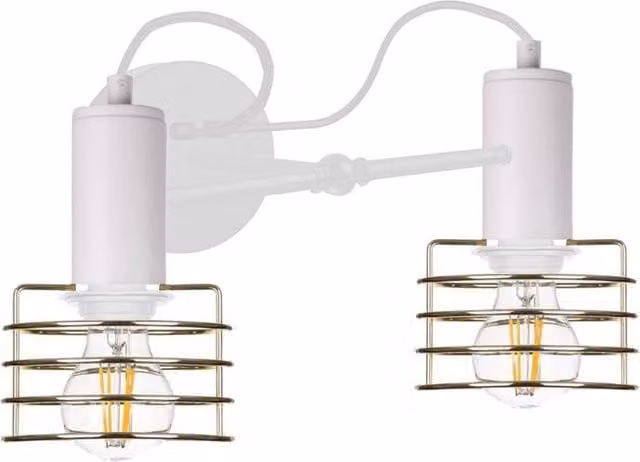 Netlighting Rune Wall Lamp White 25cm with 2x E27 Sockets