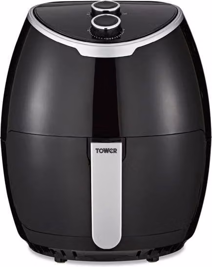 Tower Vortx 4L Manual Hot Air Fryer in Black – 1