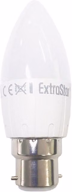 Livingandhome White LED Candle Light Bulbs with B22 Bayonet Cap