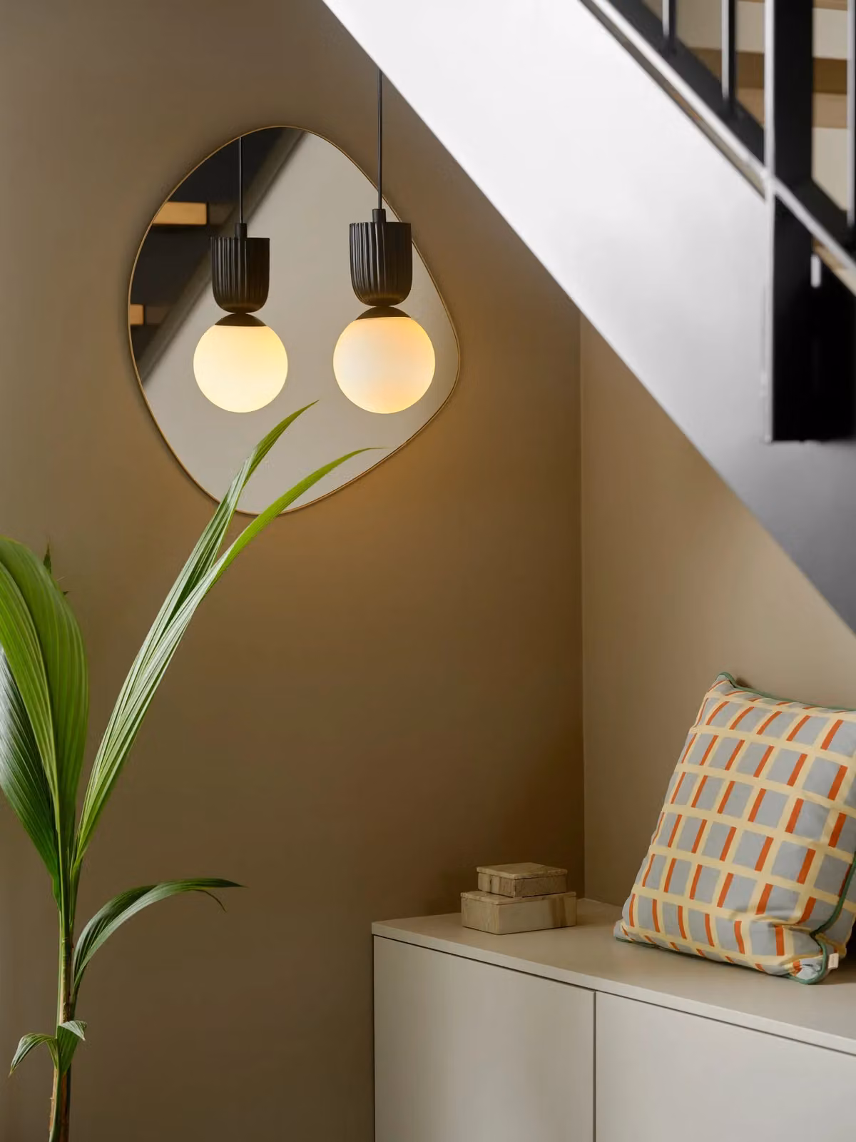 Nordlux Sadie Black Ceramic Dome Pendant Light with E14 Fitting, Diameter: 15 cm – 3