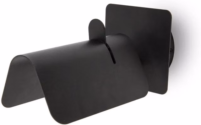 Faro Smile Adjustable Minimalist Metal Indoor Wall Light, Black, E27