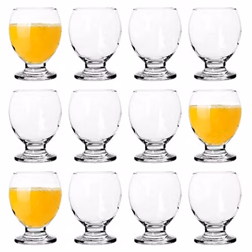LAV Nectar Transparent Glass Tumblers, Set of 12, 280ml – 1