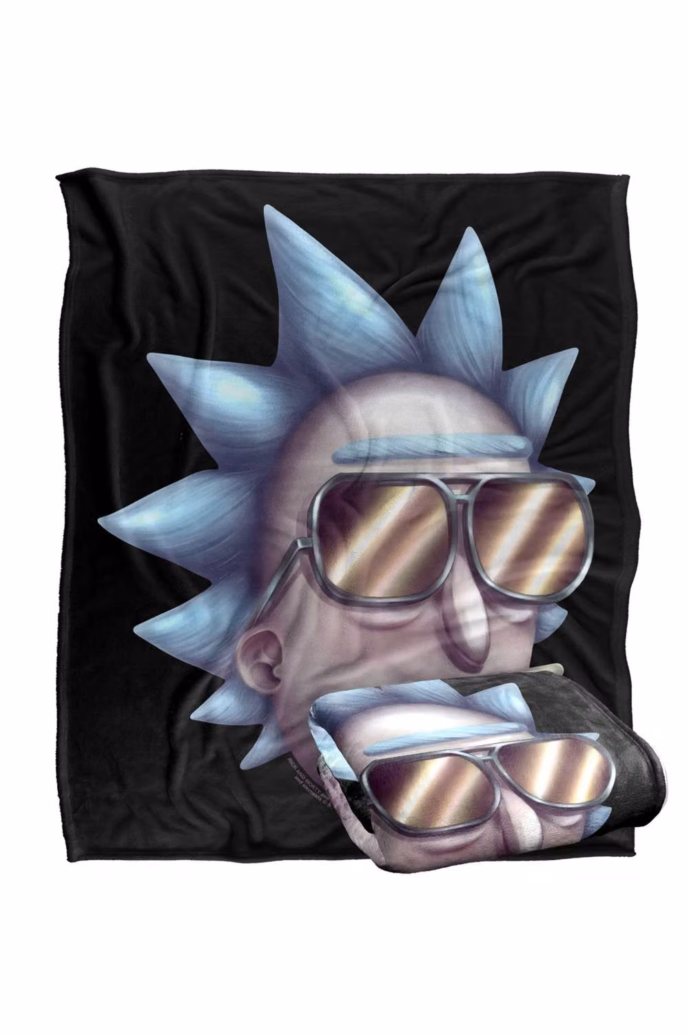 LOGOVISION Rick and Morty Cool Rick Alternate Reality Super Soft Fleece Throw Blanket, Multicolour, W: 91 cm, D: 147 cm – 7