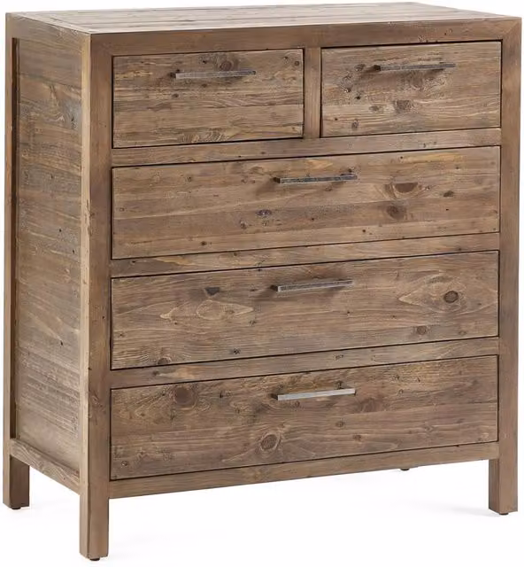 Cheshire Premium Legacy 3 + 2 Drawer Chest in Cashew Beige