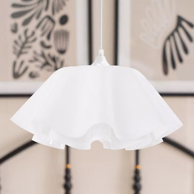 ValueLights Kumo White Acrylic Modern Ceiling Light Fitting, Diameter: 40.64 cm – 1