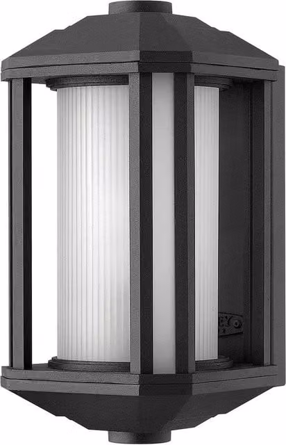 Hinkley Castelle Small Outdoor Wall Lantern in Black, IP44 Rated – 1