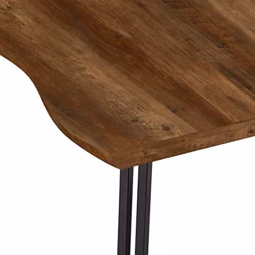Seconique Quebec Wave Edge Dining Set with Avery Chairs in Oak and Grey – 2