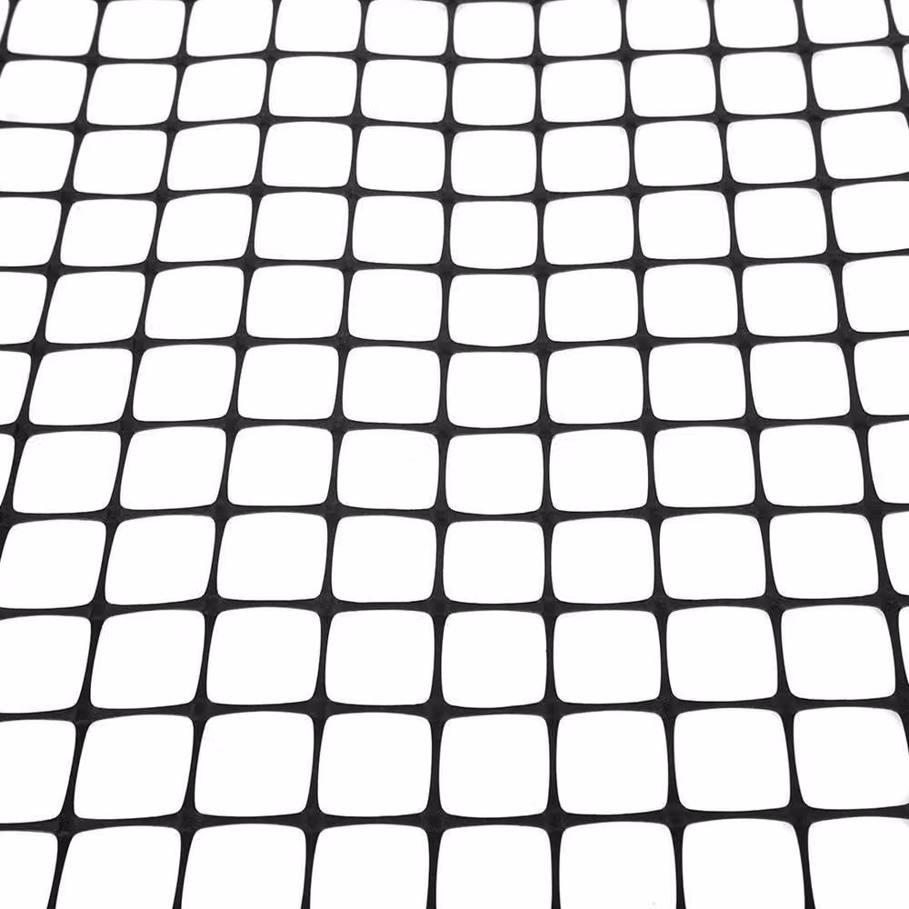 SPETLEK Black Plastic Garden Fence Netting Mesh Safety Fence, 10m – 3