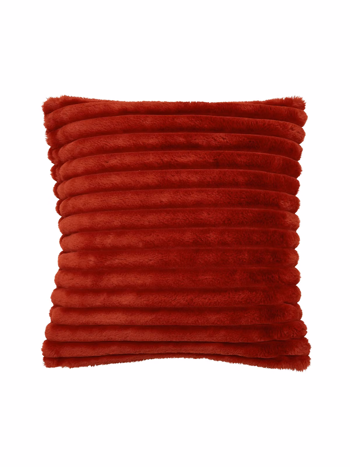 Catherine Lansfield Orange Velvet Square Cushion, W/D/H: 45 x 45 x 45 cm – 2