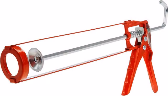 XTrade Metal Caulking Gun - Red/Silver