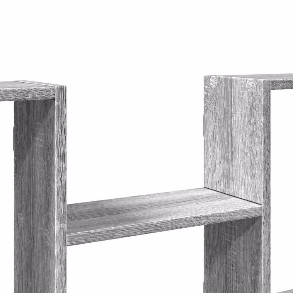 Berkfield Home Wall Mounted Shelf in Grey Sonoma, W: 99 cm, D: 15 cm, H: 60 cm – 3
