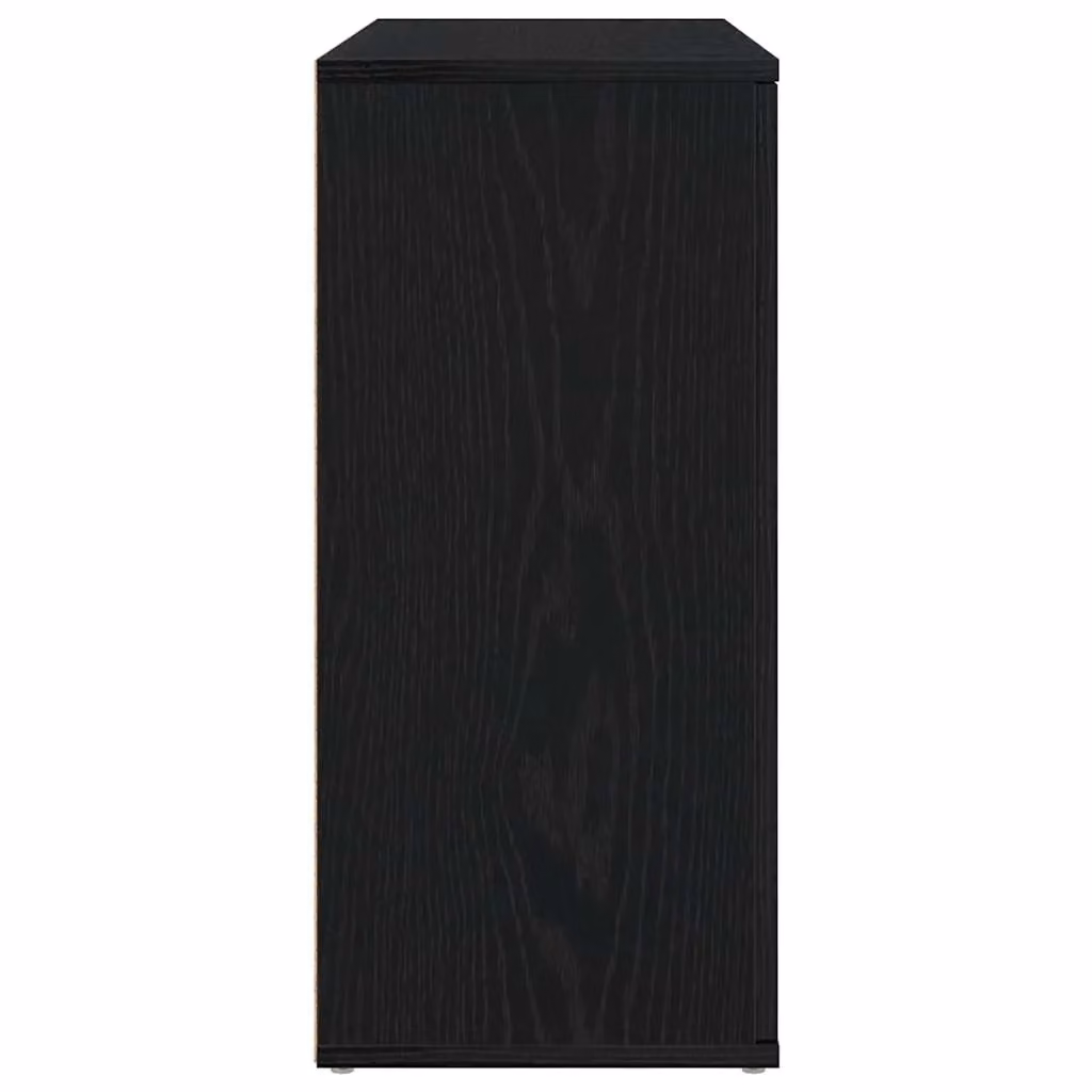Berkfield Home Black Oak Sideboard in MDF, W/D/H: 91 x 29.5 x 65 cm – 3