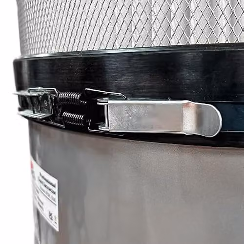 Lumberjack PRO SERIES 1500W Single Bag Dust Collector with 203L Filtration and 1 Micron Particle Capture, Red, W: 1000 mm x D: 1000 mm – 3