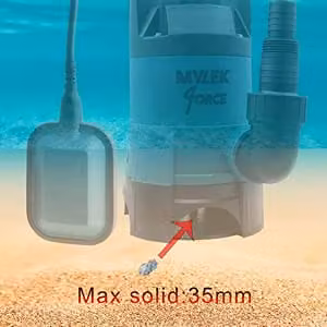 Mylek 400W Electric Submersible Water Pump in Blue – 3