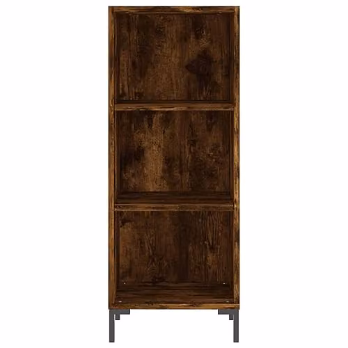 vidaXL Sideboard in Brown Smoked Oak, W/D/H: 34.5 x 32.5 x 90 cm – 2