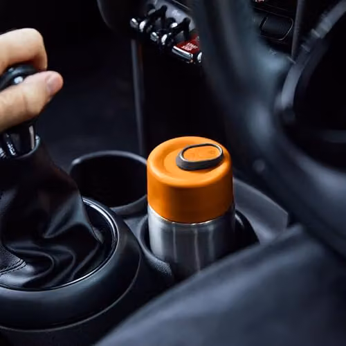 Black + Blum Insulated Travel Cup in Orange and Black – 4