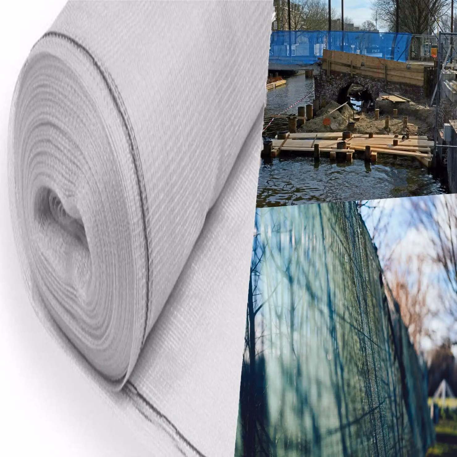 Pegdev White Heavy Duty UV Stabilised Polyethylene Safety Netting for Herris Fencing – 2
