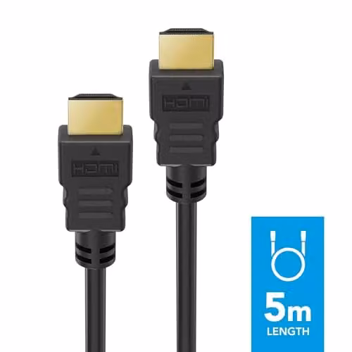 AVF Premium High Speed HDMI Cable, 4K Ultra HD, 18Gbps, Black – 5