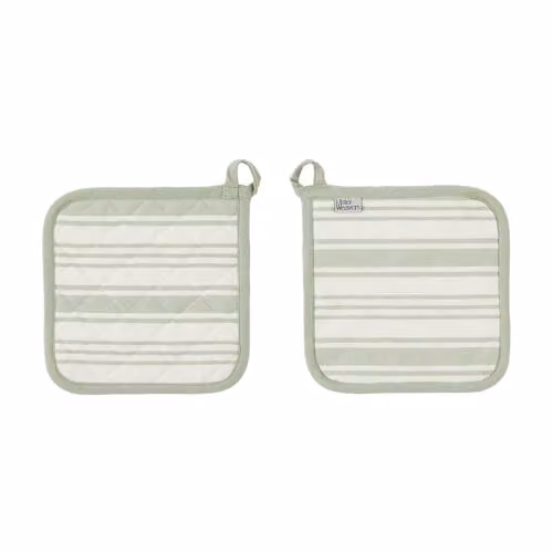 Ulster Weavers Sage Gingham 100% Cotton Pot Mat in Green and Blue, W/D/H: 21 x 21 x 21 cm – 2